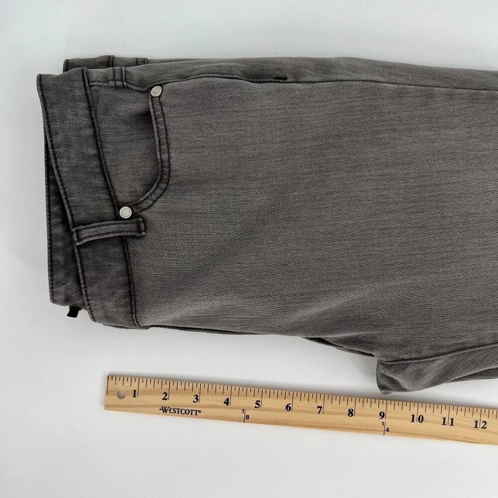 J. McLaughlin Womens Skinny Jeans Size 8 Gray Denim Soft Stretch Cotton Mid Rise